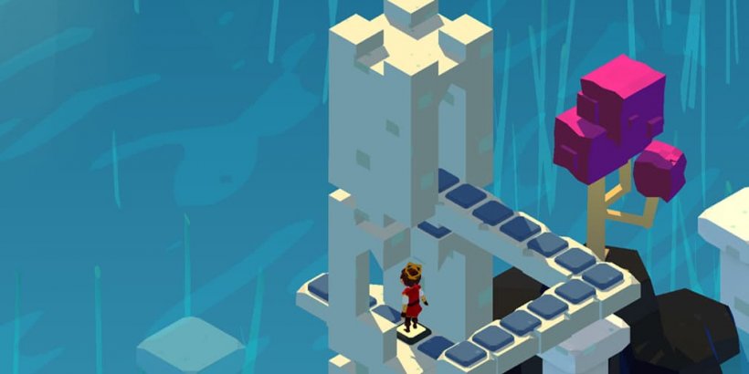 Prince Aarik walking along a blue path on the white tower