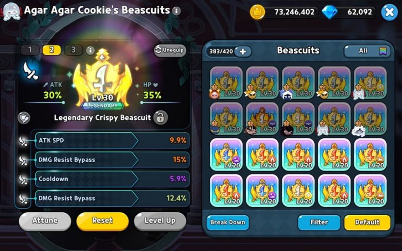 agar agar cookie beascuit