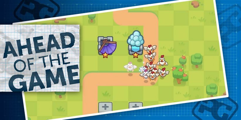 Ahead of the Game - Defend the Castle lets you shoot poison darts at chickens to defend your humble abode