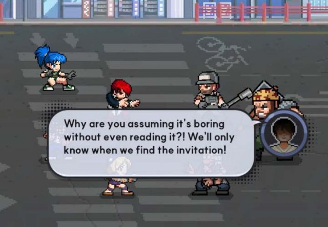 king of fighters characters talking to the player