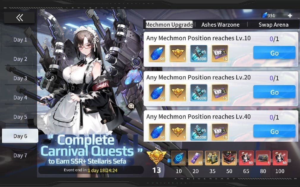 beginner quests for 7 days