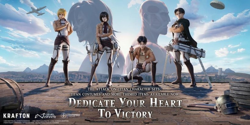 PUBG Mobile introduces another Attack on Titan collaboration featuring iconic characters from the series