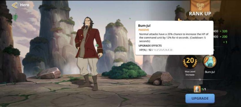 a boy with an unlockable skill tree