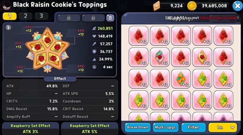 best black raisin cookie toppings