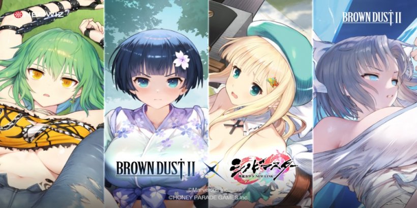 BrownDust2 has just released a new collab with Shinobi Master Senran Kagura New Link
