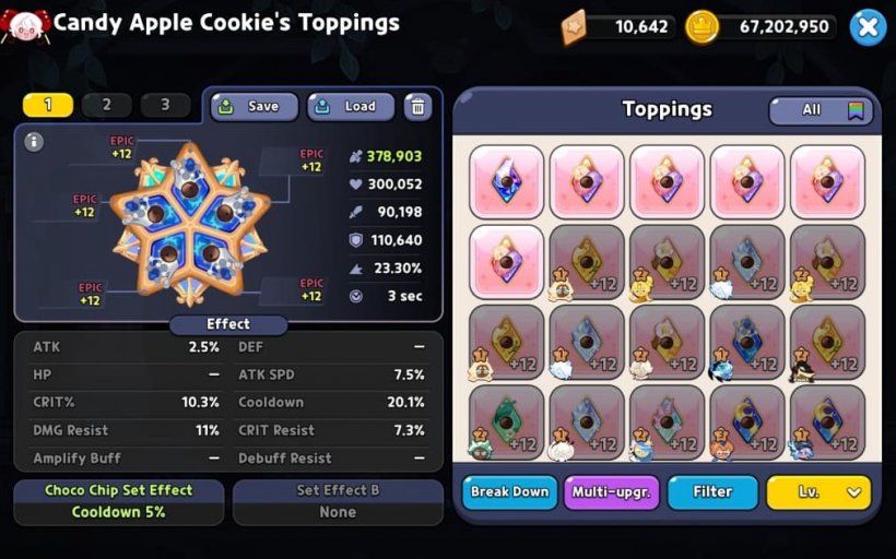 best resonant toppings for candy apple cookie