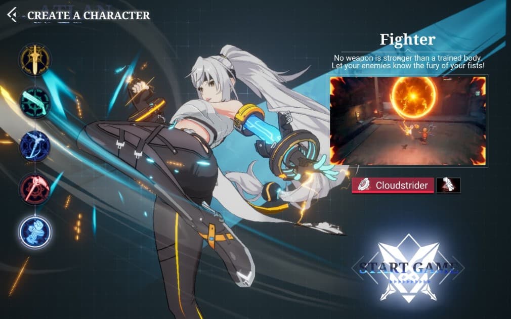 cloudstrider subclass from fighter class