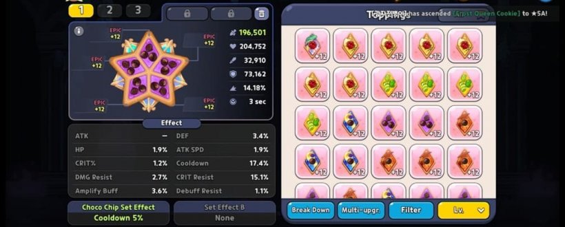 Mystic Flour Cookie toppings