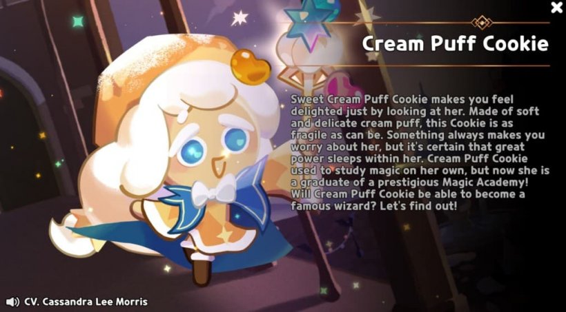 cream puff cookie's story