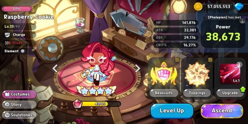 Cookie Run Kingdom: Raspberry Cookie Toppings and Beascuits guide