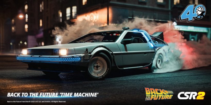 CSR2 brings the iconic DeLorean to celebrate the 40th anniversary of Back to the Future