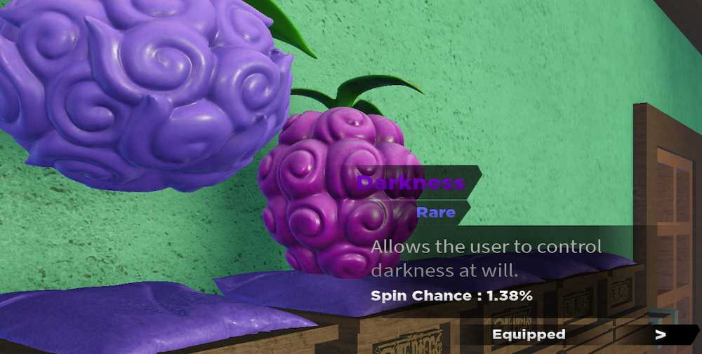 Darkness - very rare purple fruit