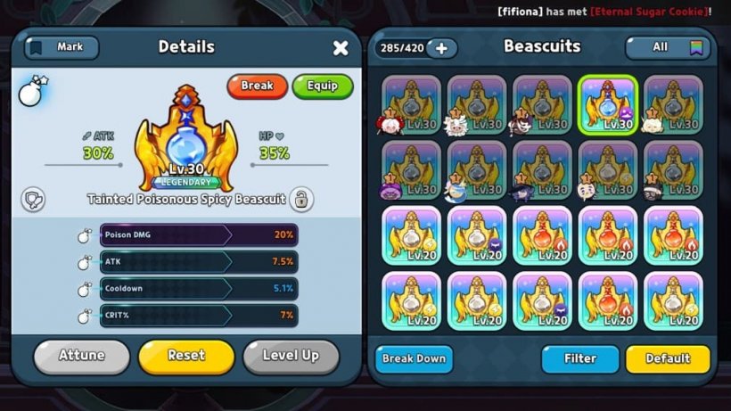 the best beascuit for eternal sugar cookie tainted poisonous beascuit