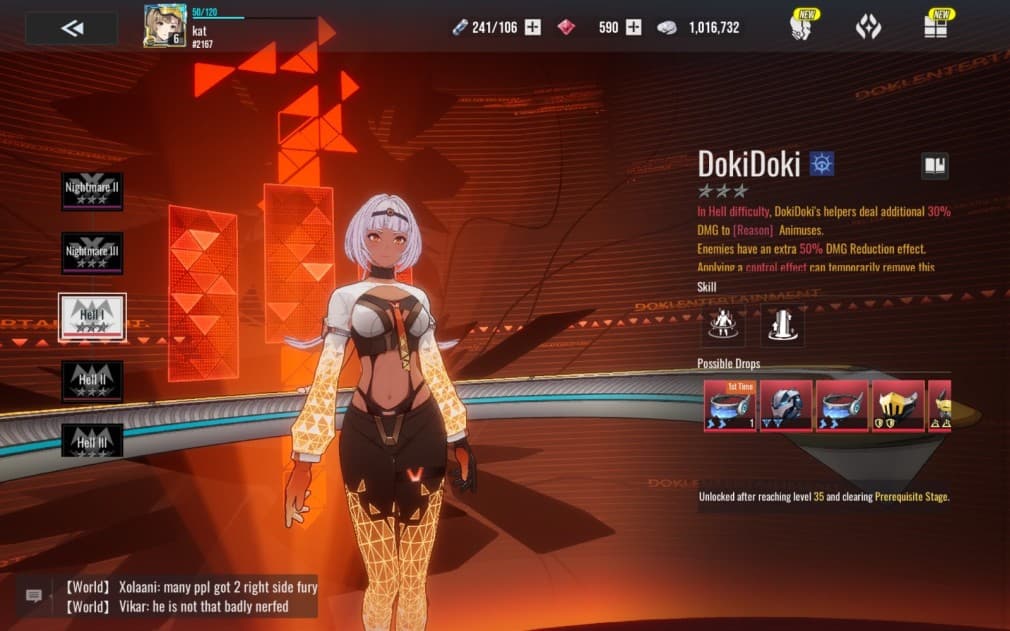 farm dokidoki for the end game gear