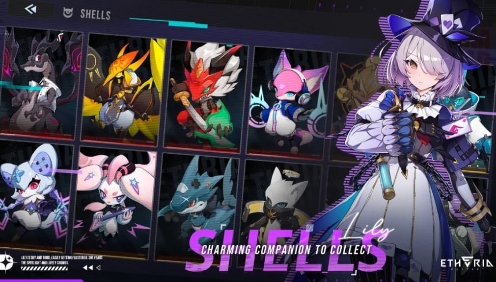 preview of shells in Etheria Restart