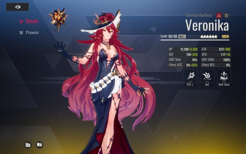 veronika the crimson duchess portrait