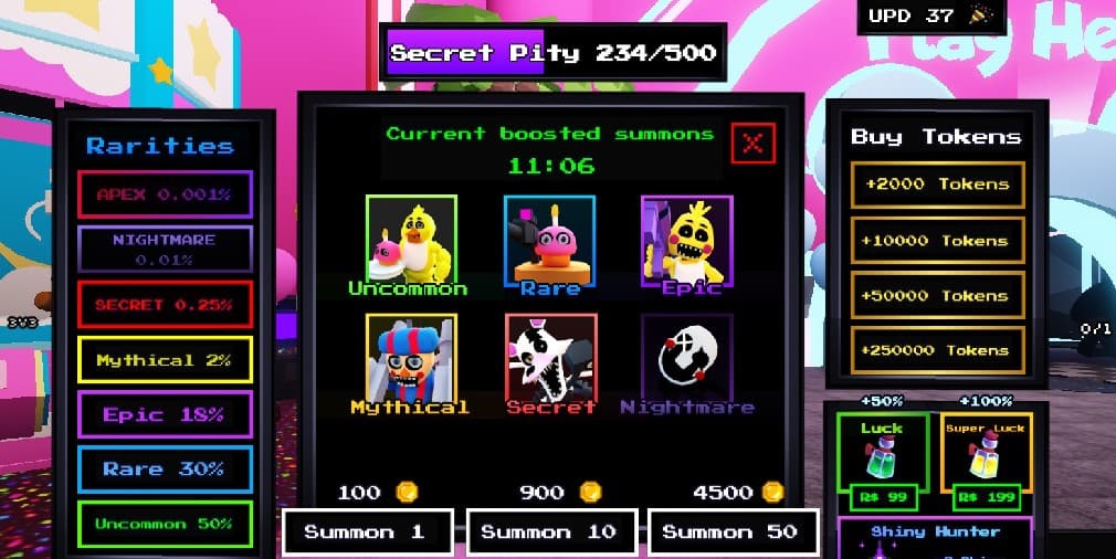 five nights td gacha