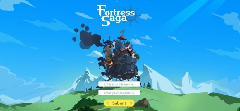 fortress saga code redemption page