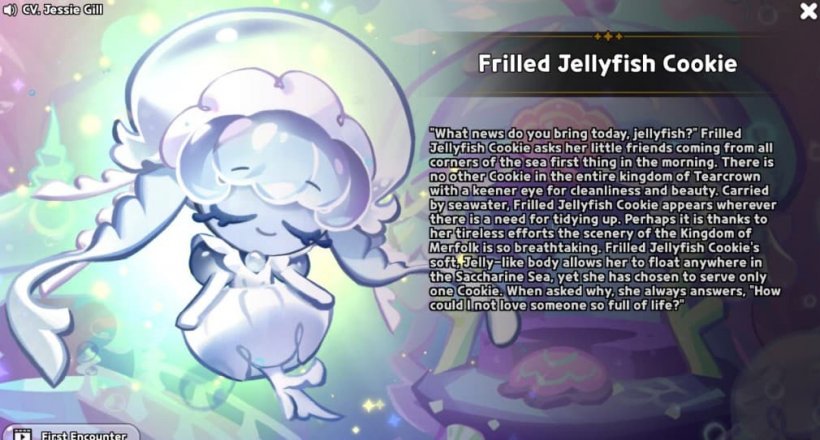 frilled jellyfish cookies story