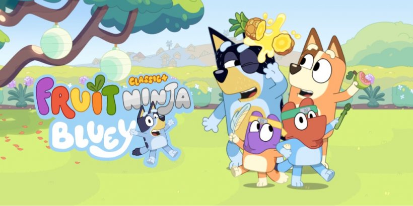 Fruit Ninja Classic+ will mark the arrival of Bluey and friends for a crossover event later this month
