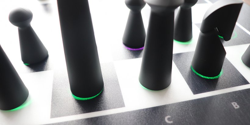 GoChess board glowing