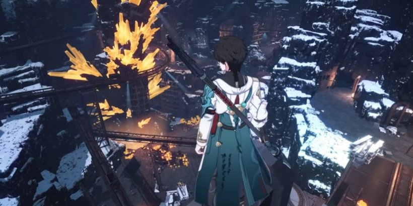 Looking at the explosion from above