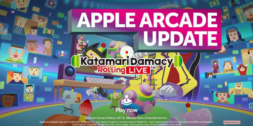 Apple Arcade adds six new games, including Katamari Damacy Rolling Live and SpaceInvaders InfinityGene Evo