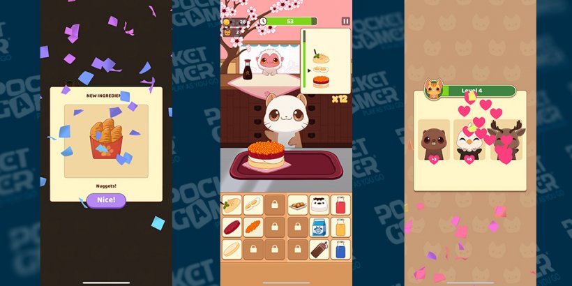 Three different moments in Kawaii Kitchen