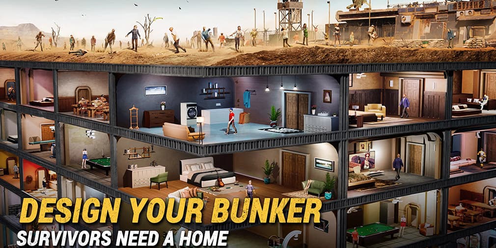 Last Fortress: Underground zombies around the underground bunker