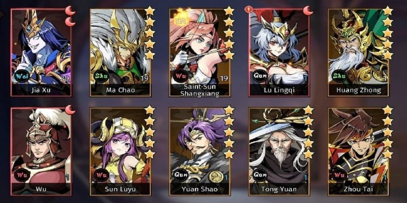 Legend of Kingdoms tier list and a reroll explanation