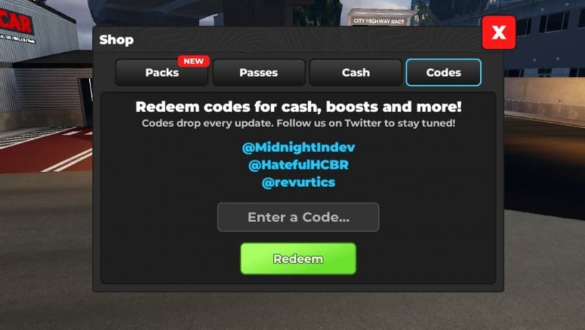 midnight chasers code redemption window