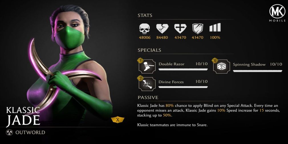 Jade showcase MK Mobile