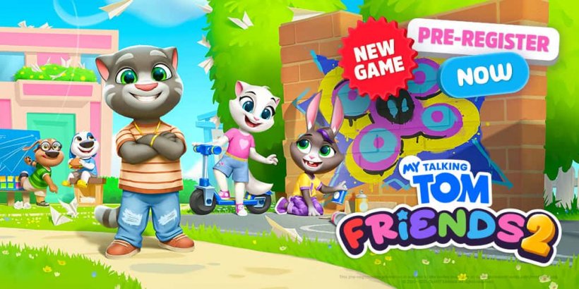 A bold new chapter in the Talking Tom franchise is here with My Talking Tom Friends 2 now in pre-registration