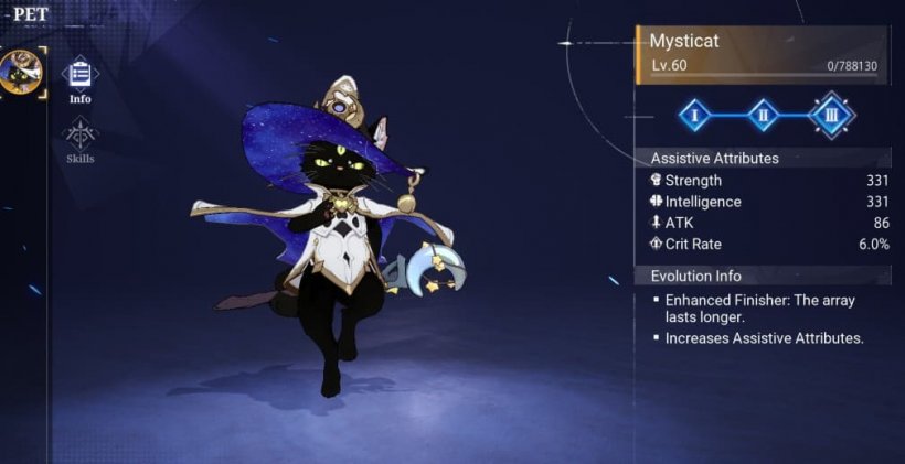 mysticat the best pet in crystal of atlan