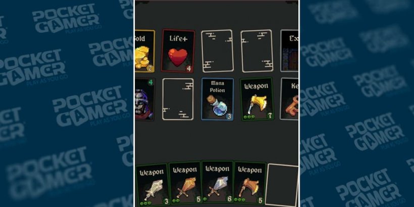 A dungeon floor full of cards!