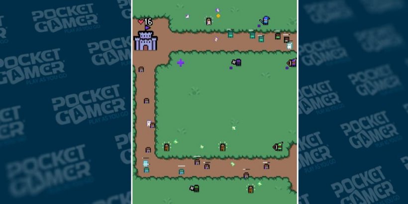 Both armies marching to enemy towers.