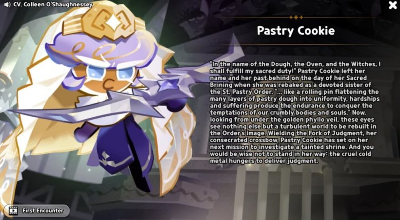 pastry cookie story