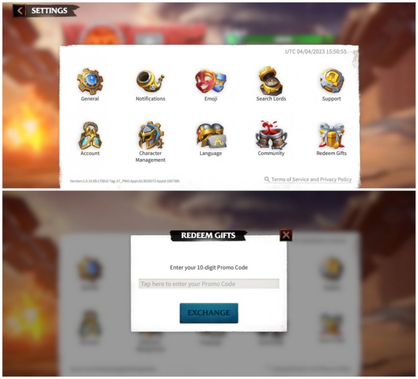 Steps to redeem Call of Dragons gift codes