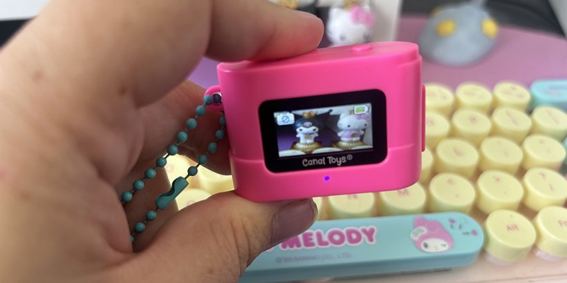 Photo Creator Mini Cam Digital Camera taking a photo