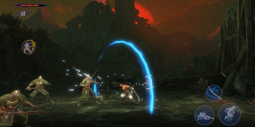 Sargon parries an enemy attack.