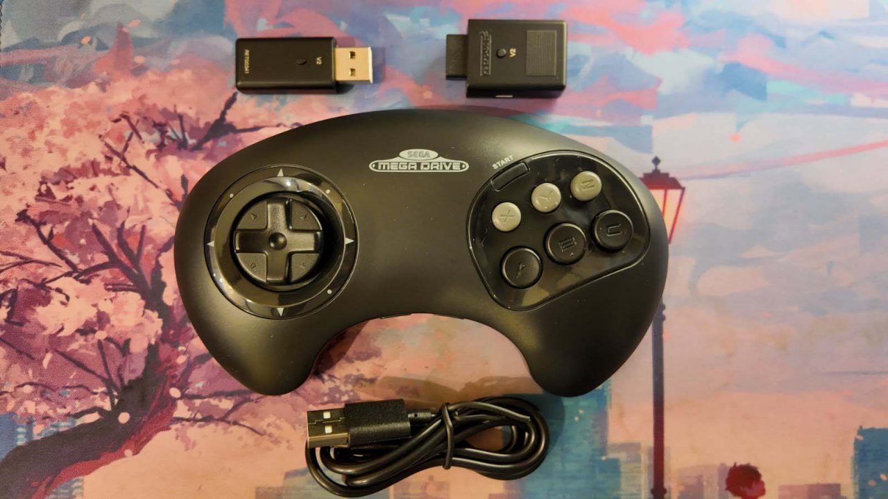 retro bit sega mega drive controller contents