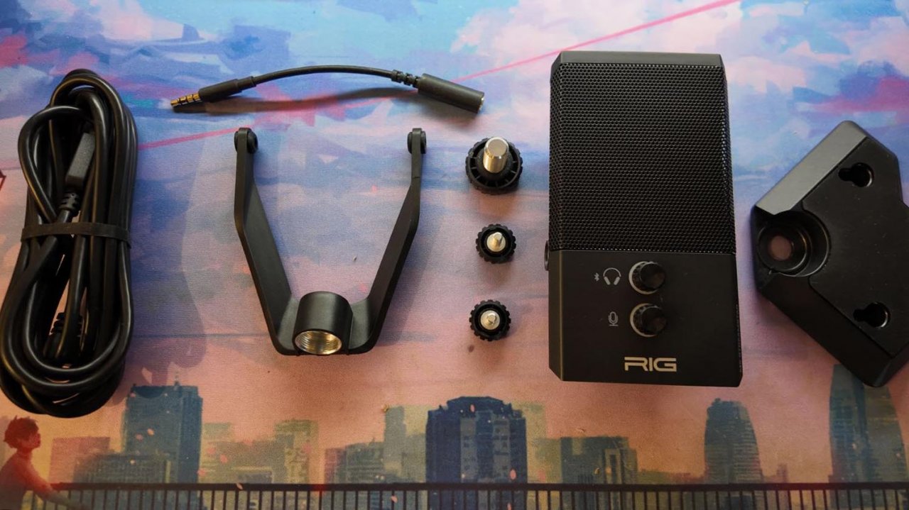 the rig streamstar with cables and screws