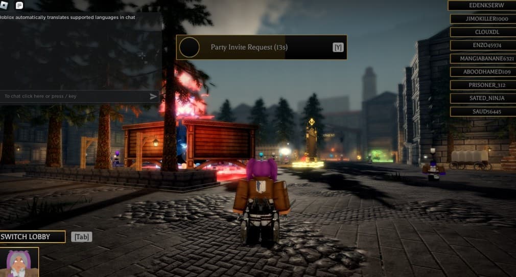 Town at Night in AoTR