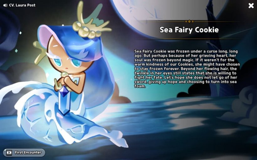 Sea Fairy cookie story