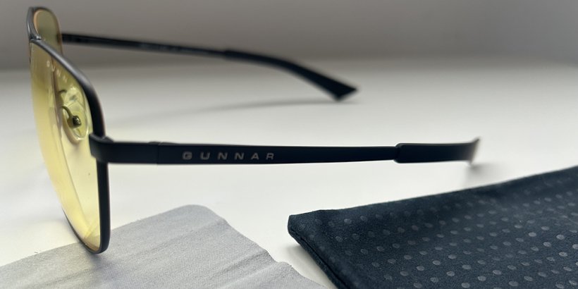 Side view of the GUnnar Glasses