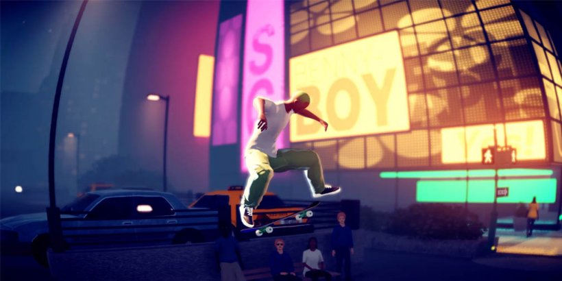 Skate City: New York lets you dodge pedestrians and leap over cabs to chain skateboarding combos, coming to Apple Arcade