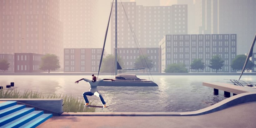 Jumping near the water.