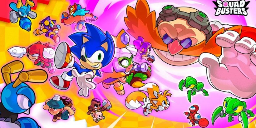 Squad Busters races along with Sonic as the iconic blue hedgehog joins their hero lineup