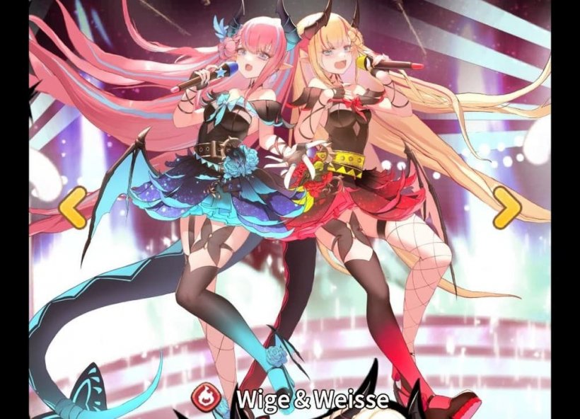 best heroine in adventure of white chord wige and weisse