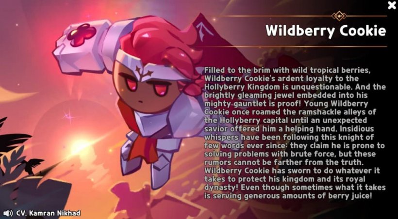 wildberry cookie story